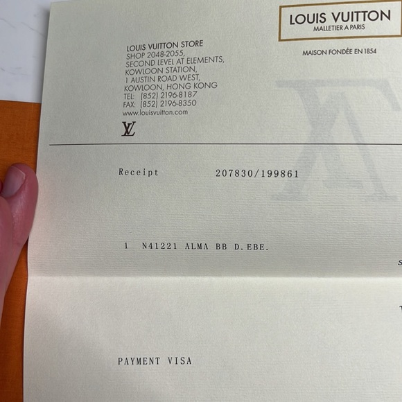 Louis Vuitton BB Alma Damier Ebene - Picture 13 of 16